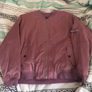 Kendall & Kylie medium, mauve, bomber jacket